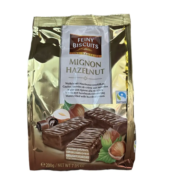 Вафлі Feiny Biscuits шоколад крем лісов горіх 200г